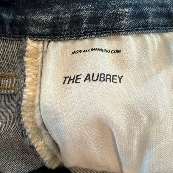 7 For All Mankind Womens Aubrey Blue Denim Mid Rise Skinny Jeans | size 26 - Picture 8 of 8